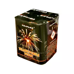 Wyrzutnia Yellow/Purple Peony TXB821 9 strzałów 20 mm