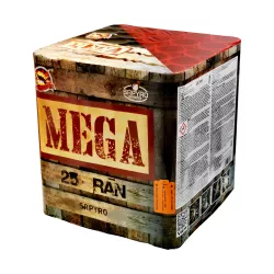 Wyrzutnia Mega 25 strzałów 2"