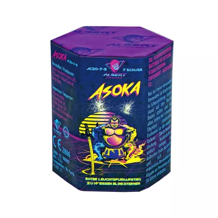 Wyrzutnia Asoka 7 strzałów 0,8"