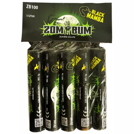 Petardy Zom Bum Black Mamba 5G ZB100 - 5 sztuk
