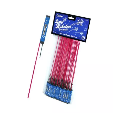 Rakiety Baby-Raketen Weissblinker 50 sztuk