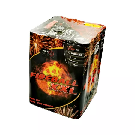 Wyrzutnia Fireball XXL 16 strzałów 50mm