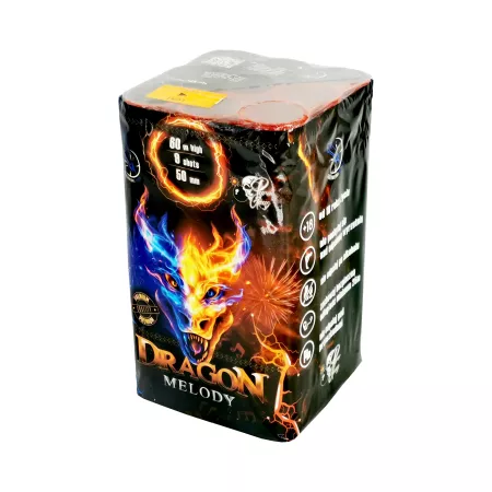 Wyrzutnia Dragon Melody 9 strzałów 50 mm 2"